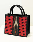 Kristin — Red Solihiya Rattan Tote