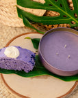 Ube Cake Candle