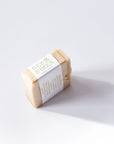 Cocoa, Oats & Honey Goat Milk Soap of soap with a label on a white background