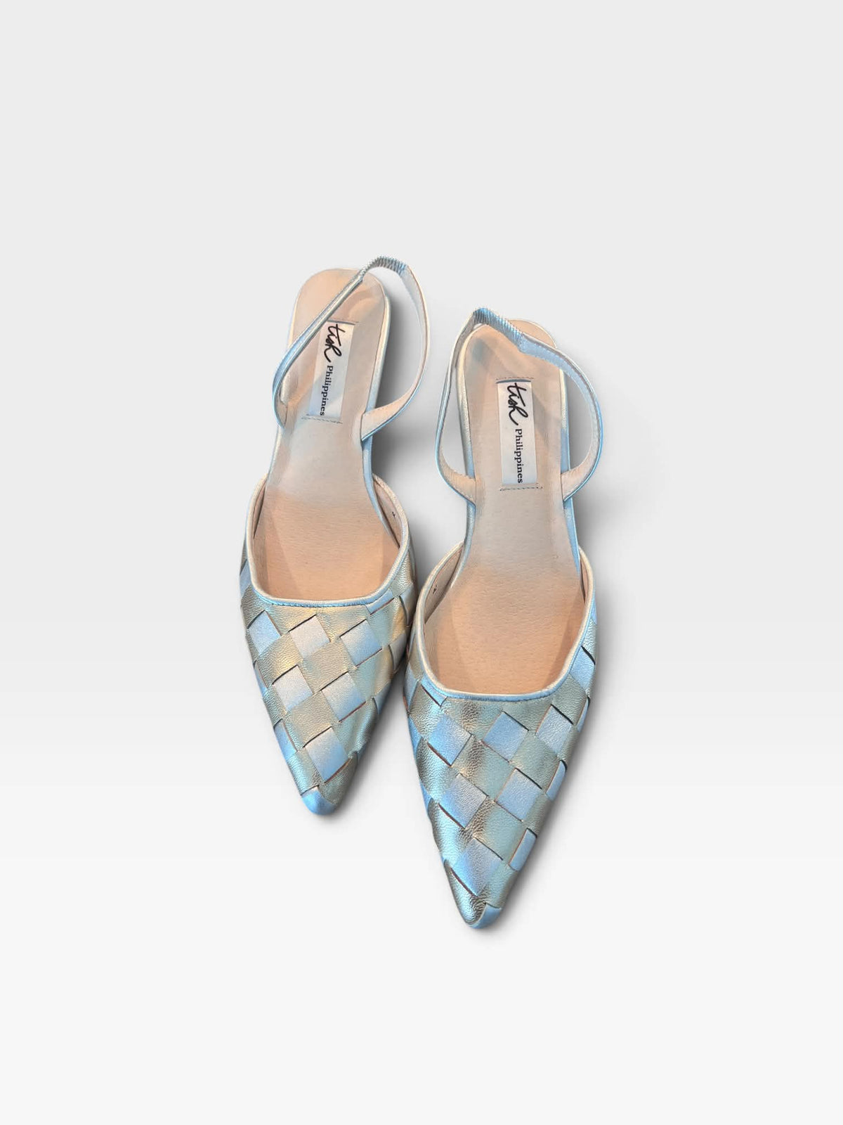 Classic Woven Slingback Heels - Leather or Suese by Tish Shoes