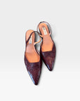 Classic Woven Slingback Heels - Leather or Suese by Tish Shoes