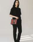 Kristin — Red Solihiya Rattan Tote