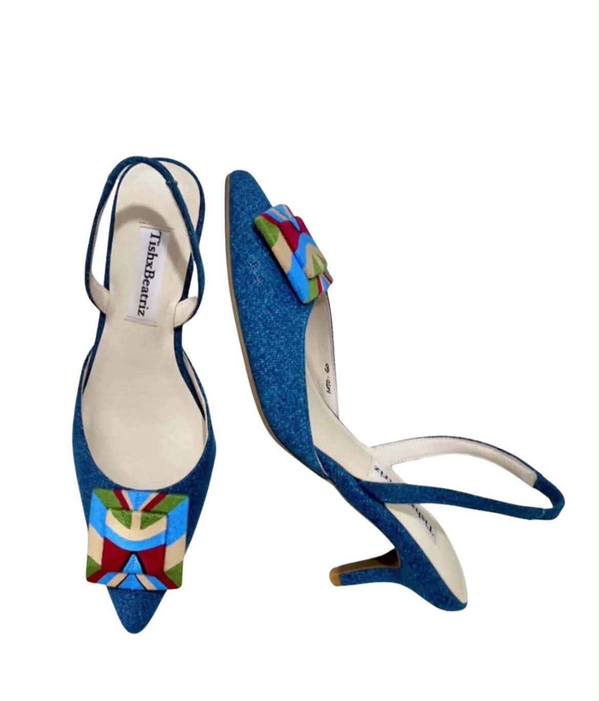Buckle Slingback Heels - Tish Shoes x Beatriz Collaboration