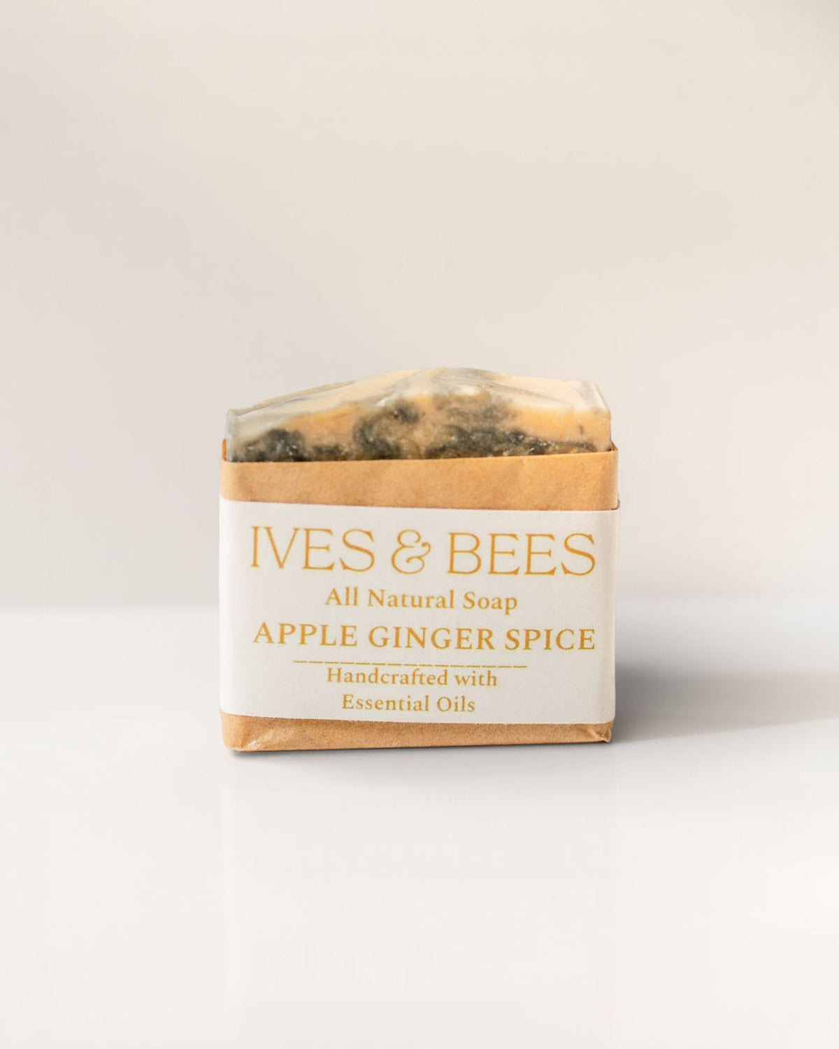 Handmade apple ginger spice soap