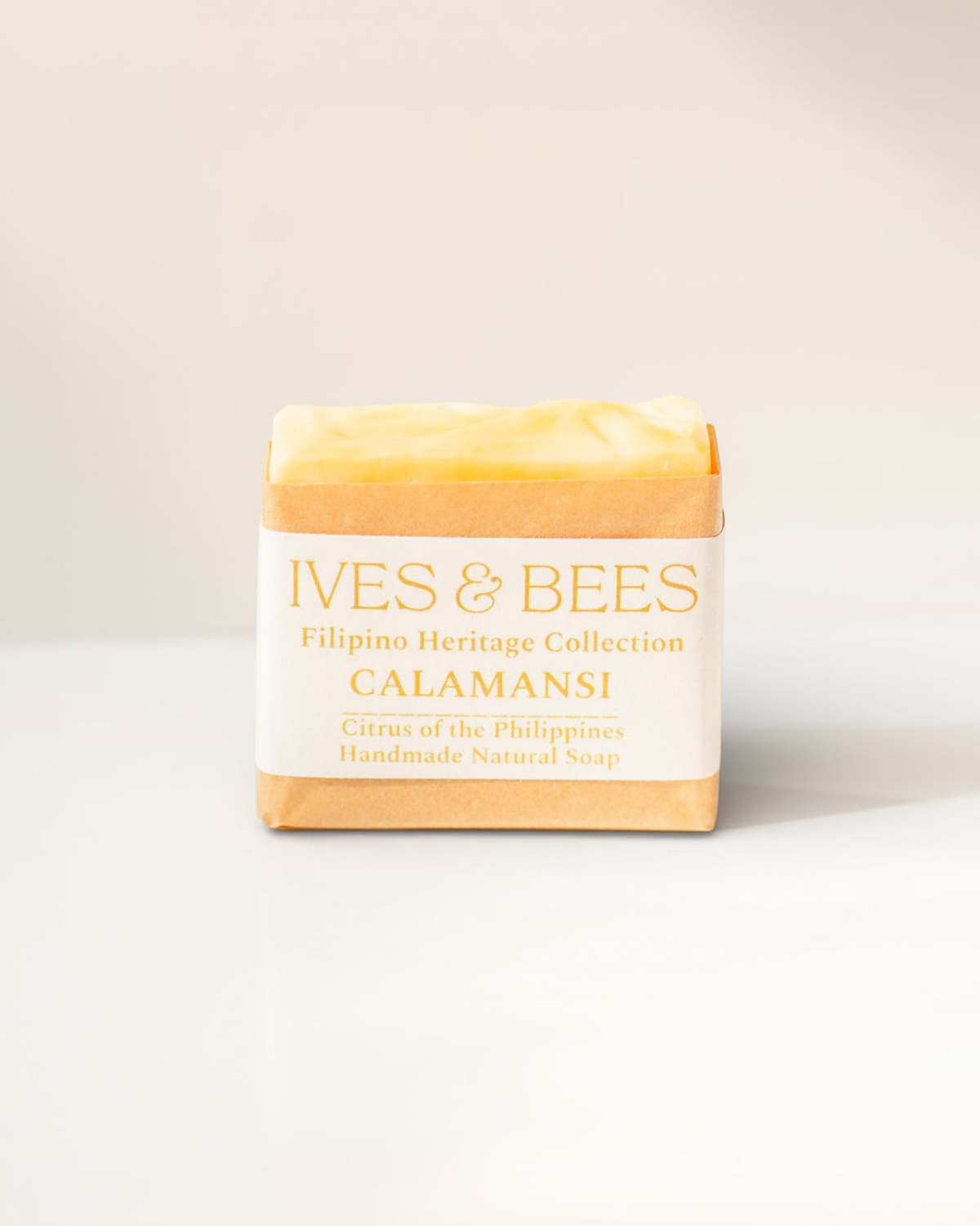  Calamansi Soap with 'Ives & Bees' branding on a light background