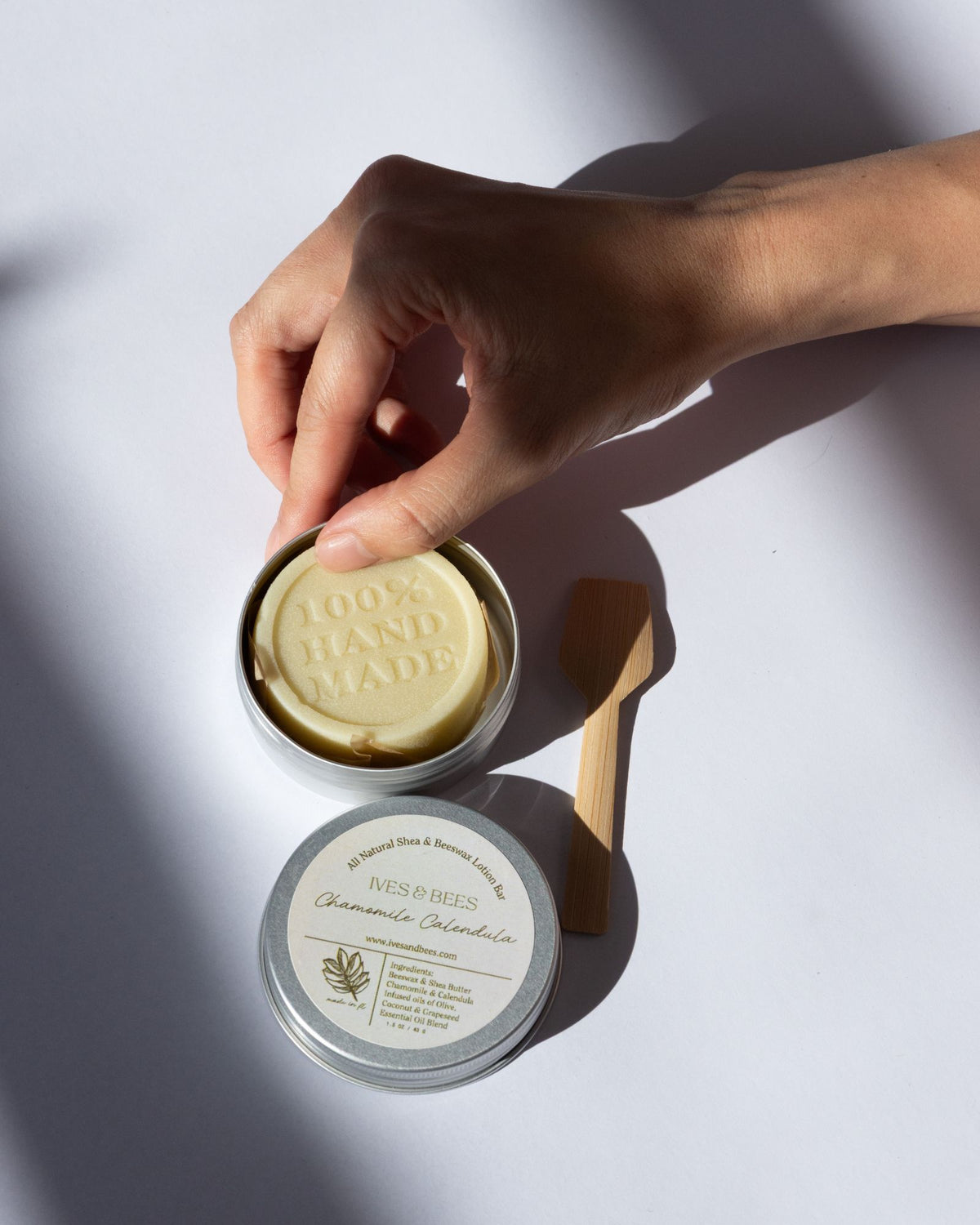 Chamomile and Calendula Lotion Bar View
