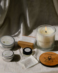 Ives & Bees Nurse Self care kit on a textured surface.